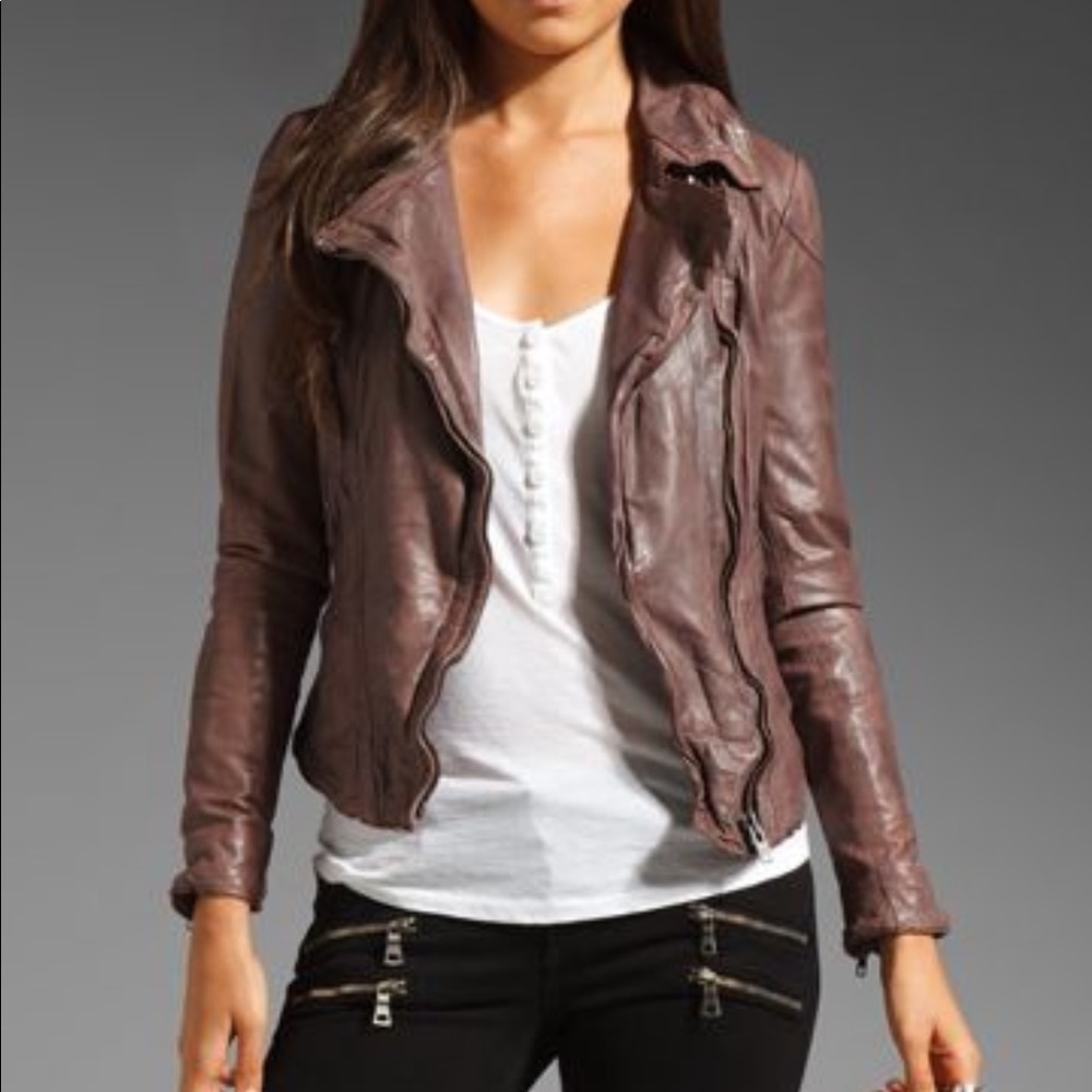 Muubaa leather Patara jacket